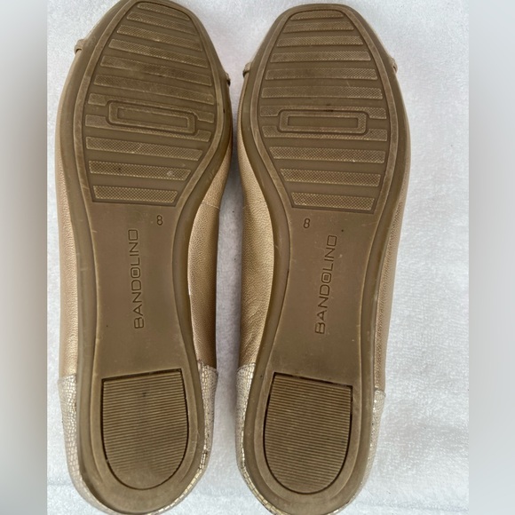 Bandolino gold patchwork flats with tassels - Picture 6 of 6